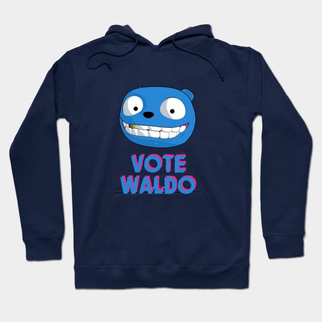 Black Mirror - Vote Waldo Hoodie by atizadorgris